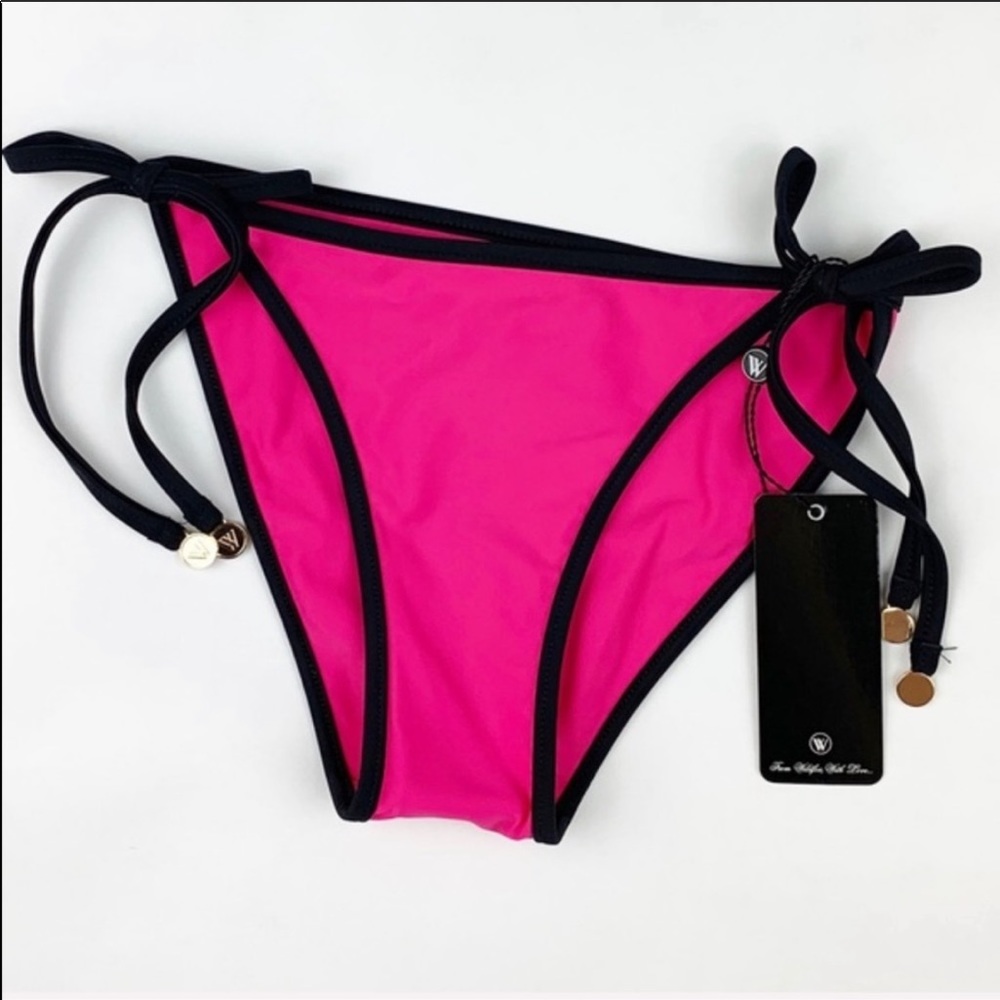 Wildfox Sporty neon mesh triangle bikini SET - Picture 7 of 13